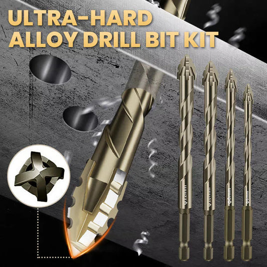 💥💥HIGH-STRENGTH 4-FLUTE SERRATED ECCENTRIC DRILL BIT KIT - (SET OF 13)💥💥DI💥💥